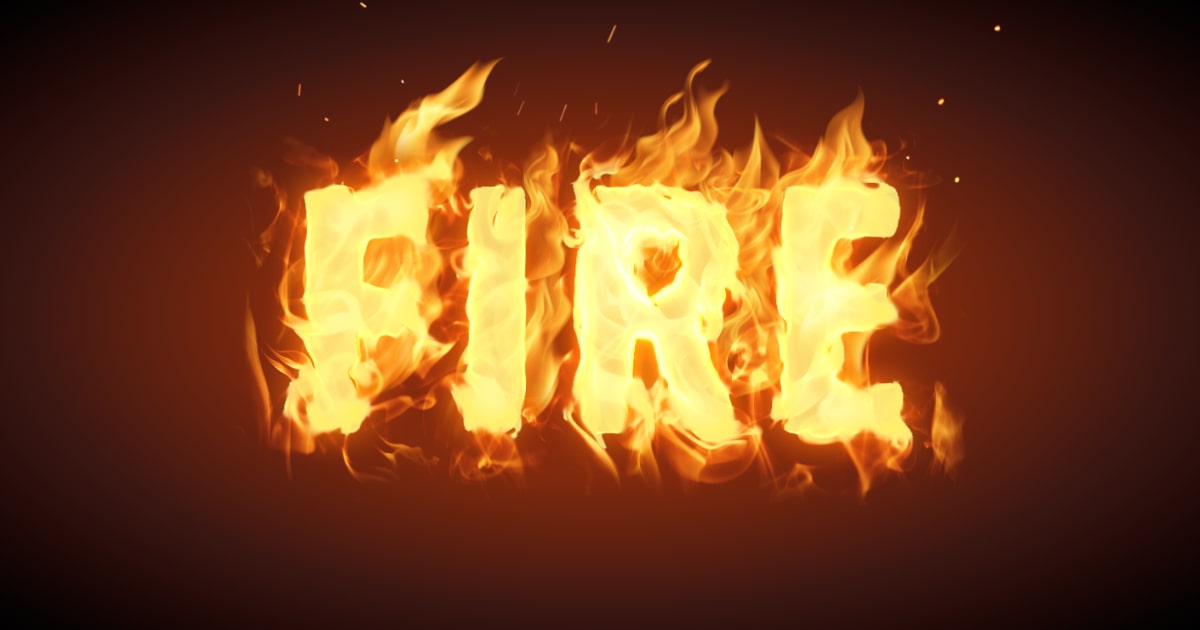 Fire Text Effect | Art Text Tutorials