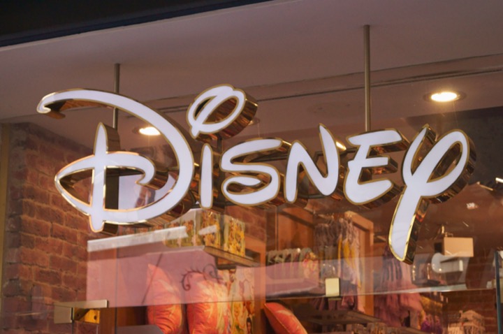 Disney logo as a popular lettering style illustration.