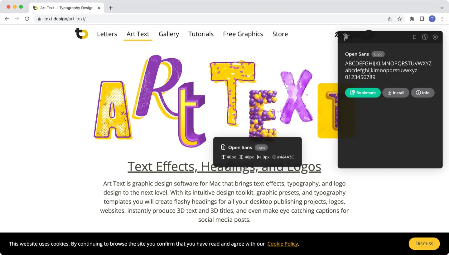 WhatFont  Cool fonts, Typography tools, Find fonts