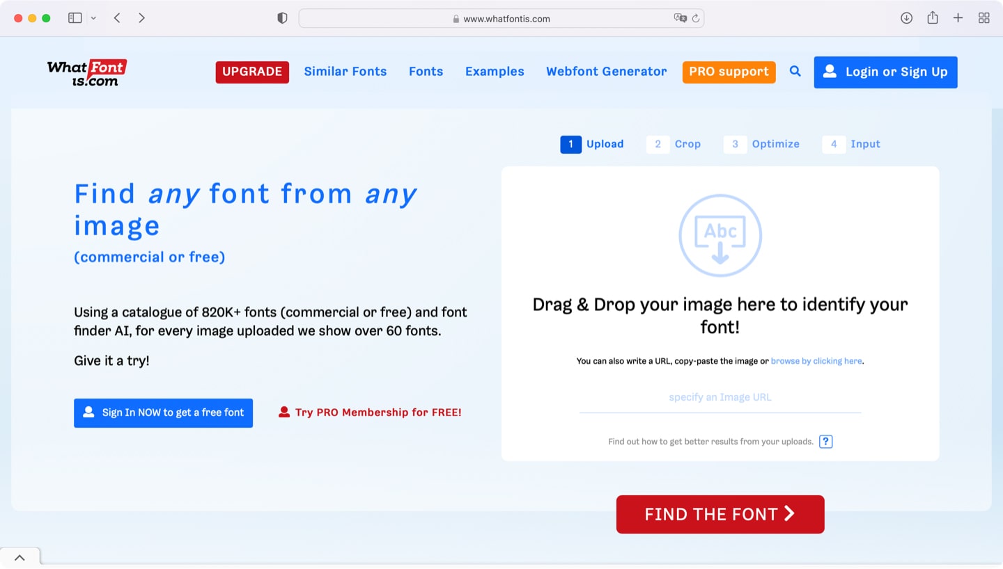 Find that Font - WhatFontIs - Chrome Extension 