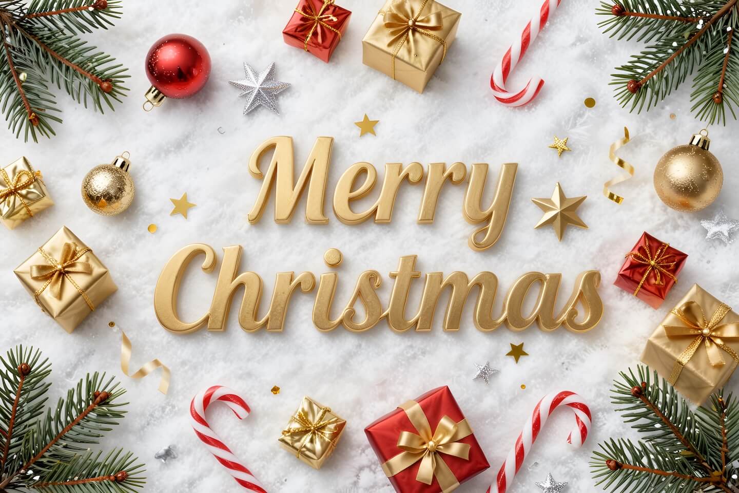 Art Text template for Christmas greeting card.