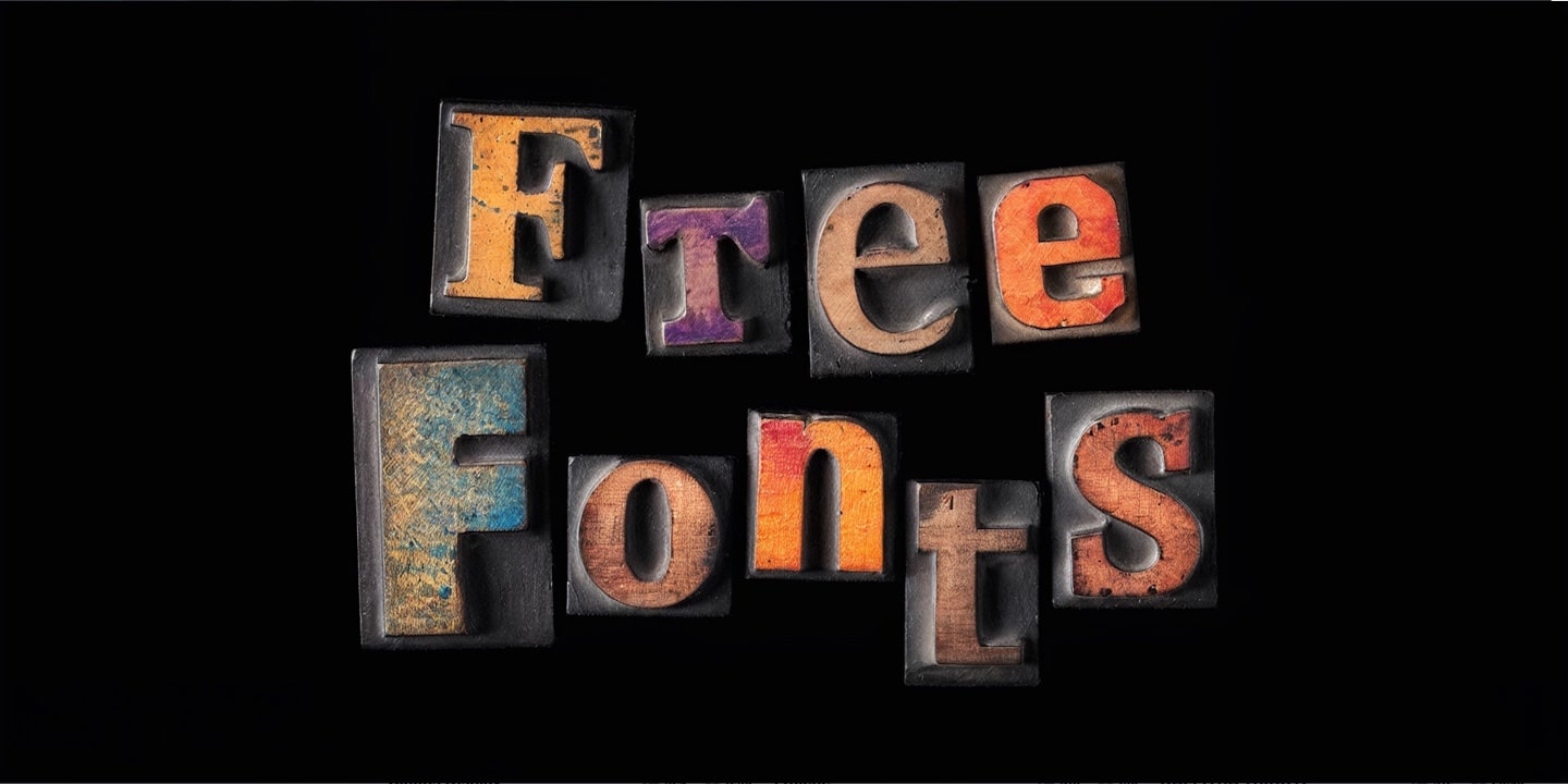 Diversity of fonts presented in letterpress.