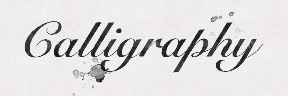 Calligraphy text design effects for Mac