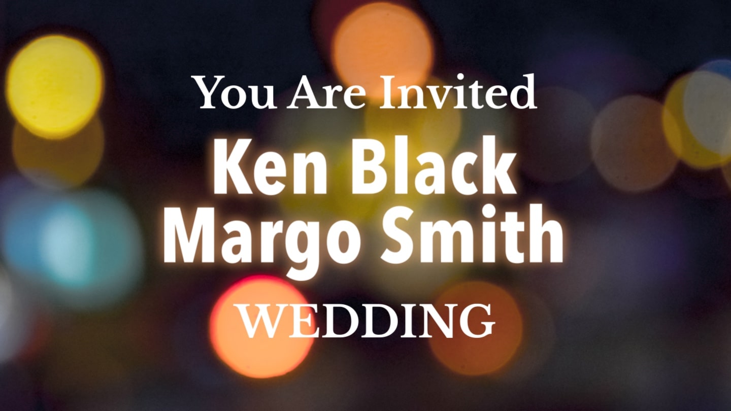 Elegant invitation with editorial look.