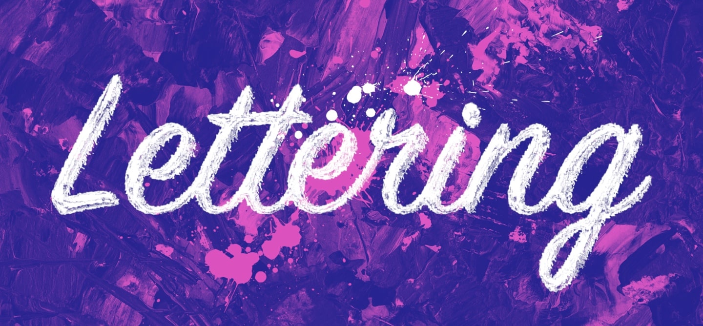 A sample of a digital lettering in Art Text.