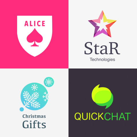 Logos with boolean operations