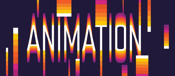 Text motion and text effect animation.