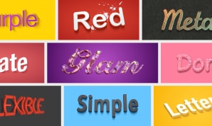 Text effect templates