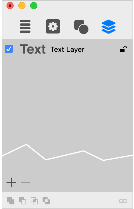 The list of layers